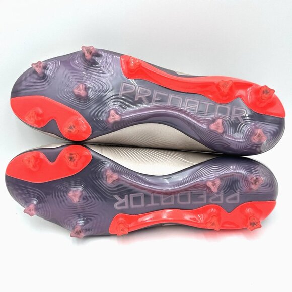 NEW adidas Predator Elite FG Soccer Cleats Men\'s Size 10 Platinum Metallic main image 14